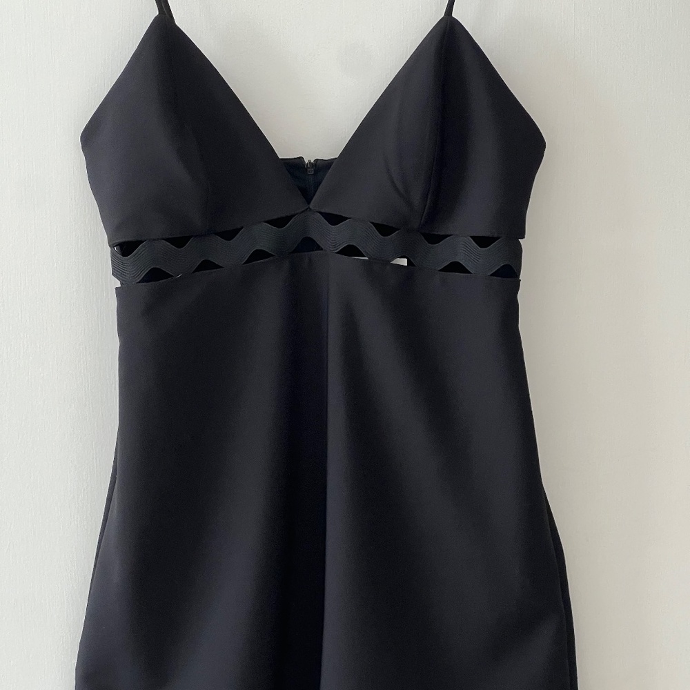 NWT ZARA Black Mini Dress Size Large